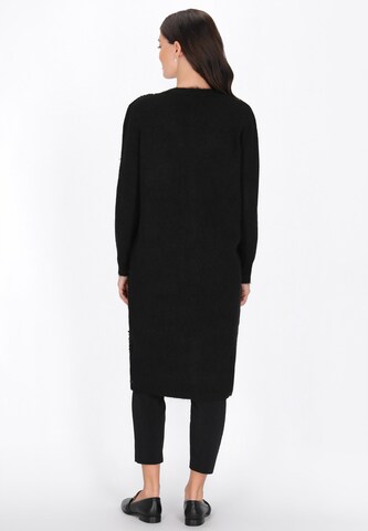 FELIPA Gebreid vest in Zwart