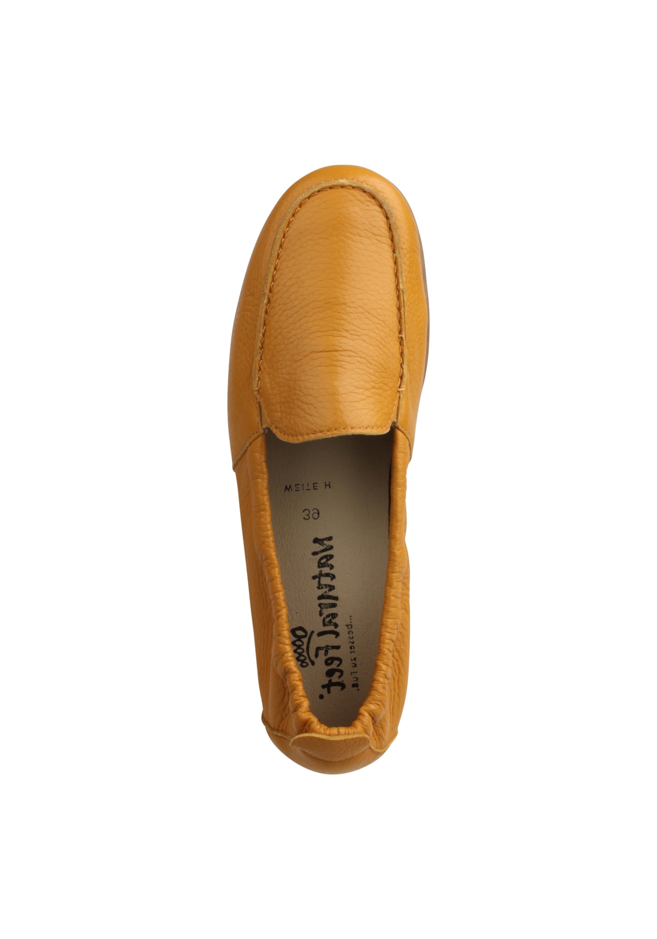 Natural Feet Mokassin 'Marie' in Gelb