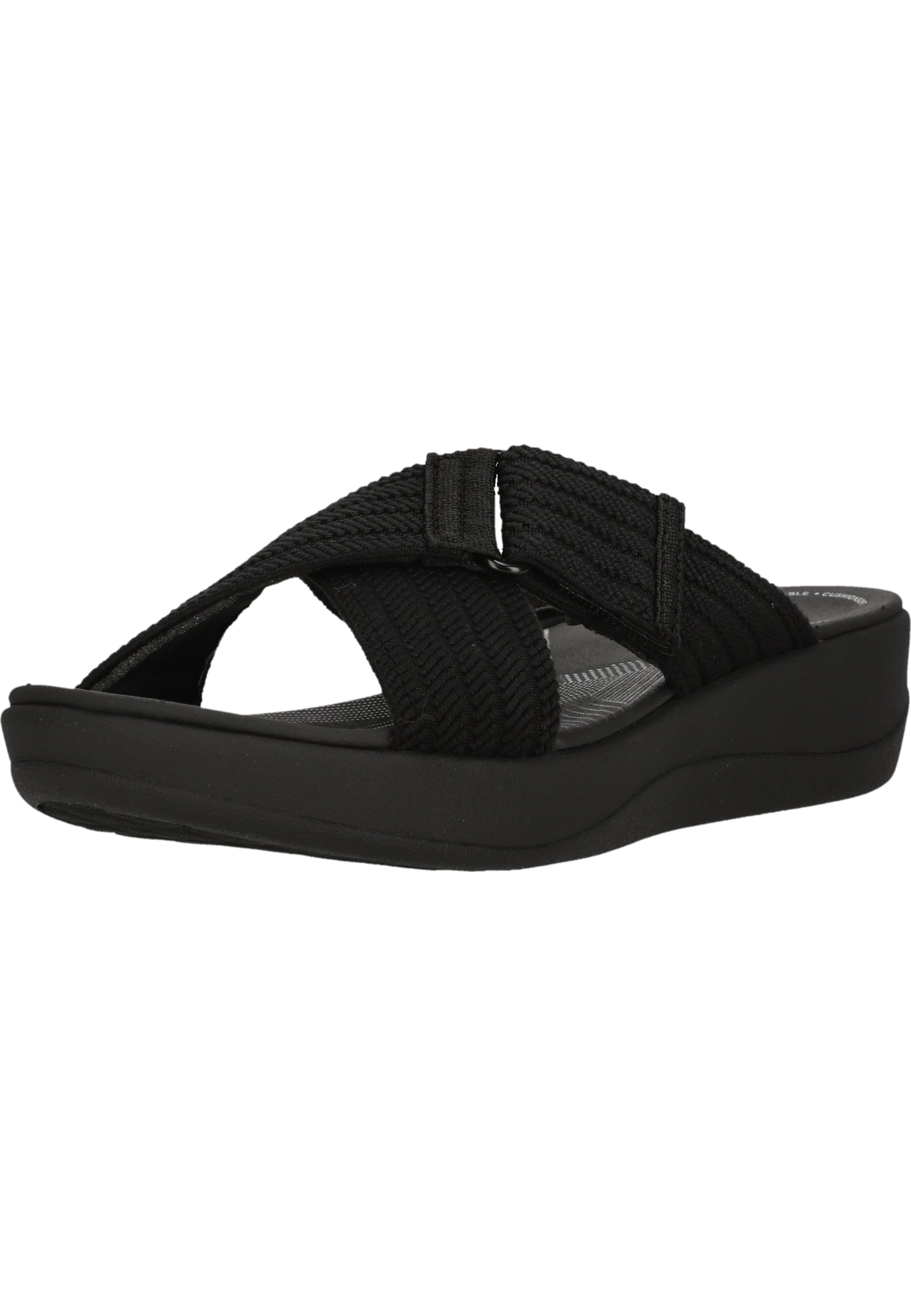 CLARKS Sandals 'Arla Wave' in Black: front