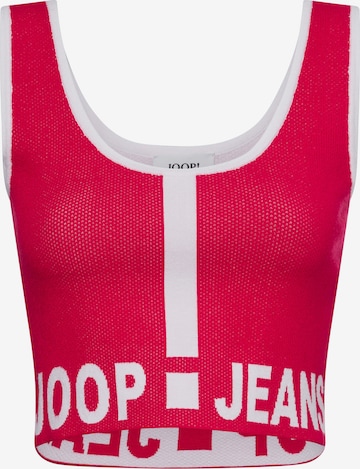 JOOP! Jeans Knitted Top in Red: front