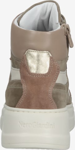 Nero Giardini High-Top Sneakers in Beige