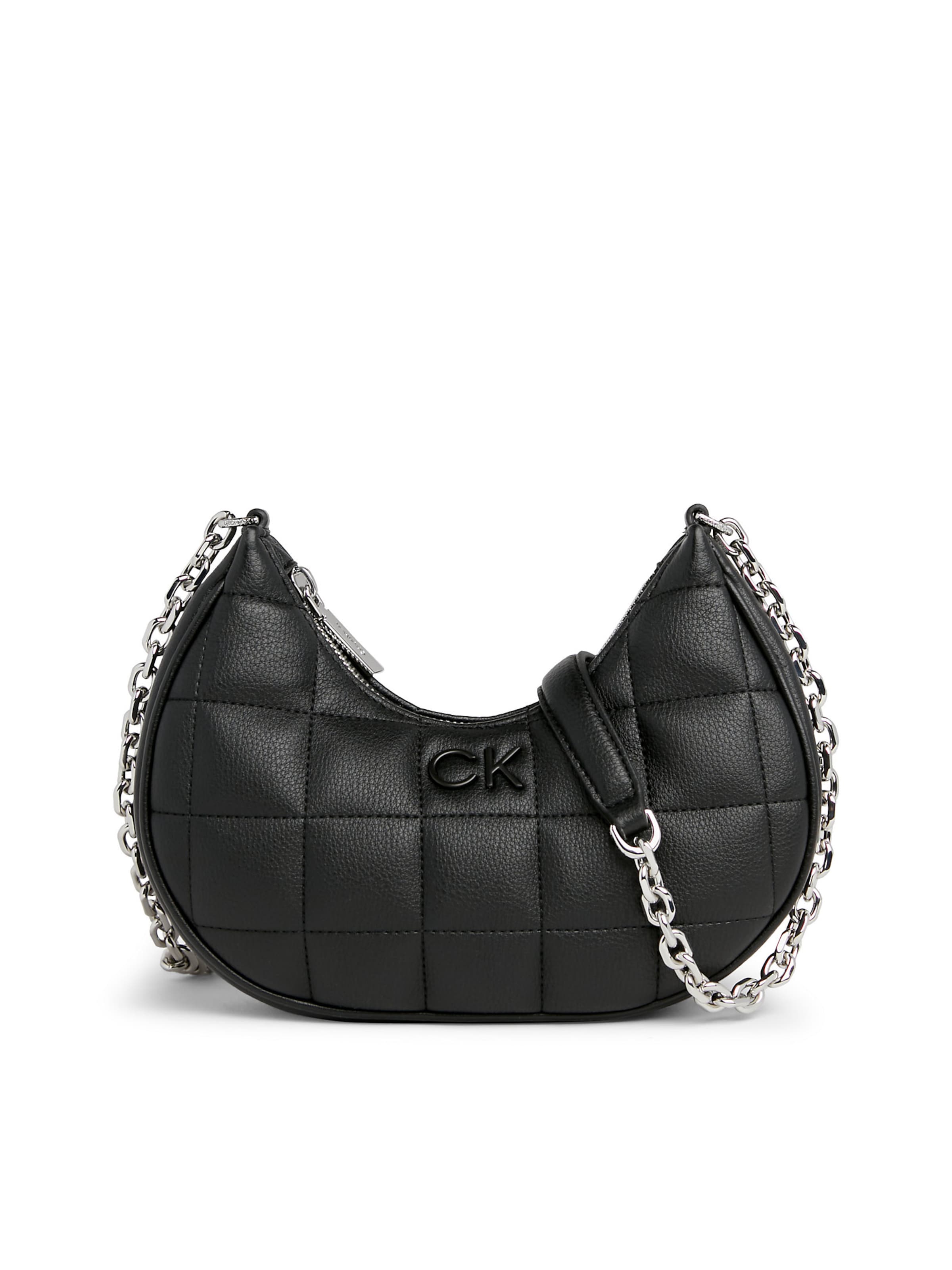 Calvin Klein Shoulder Bag in Black: front