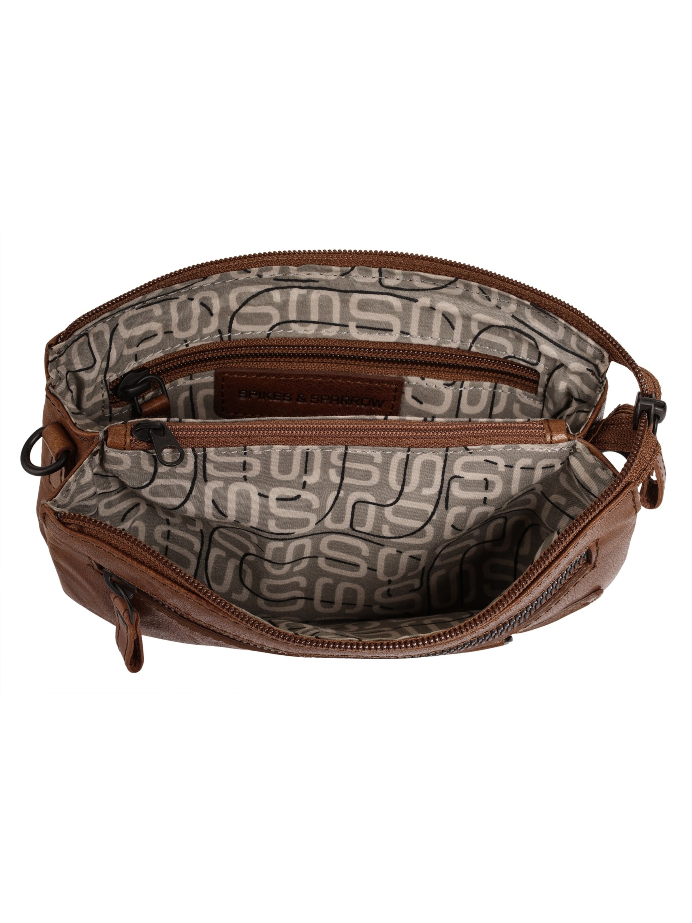 Spikes & Sparrow - Bolso de hombro 'CROSS BODY MINI' en marrón