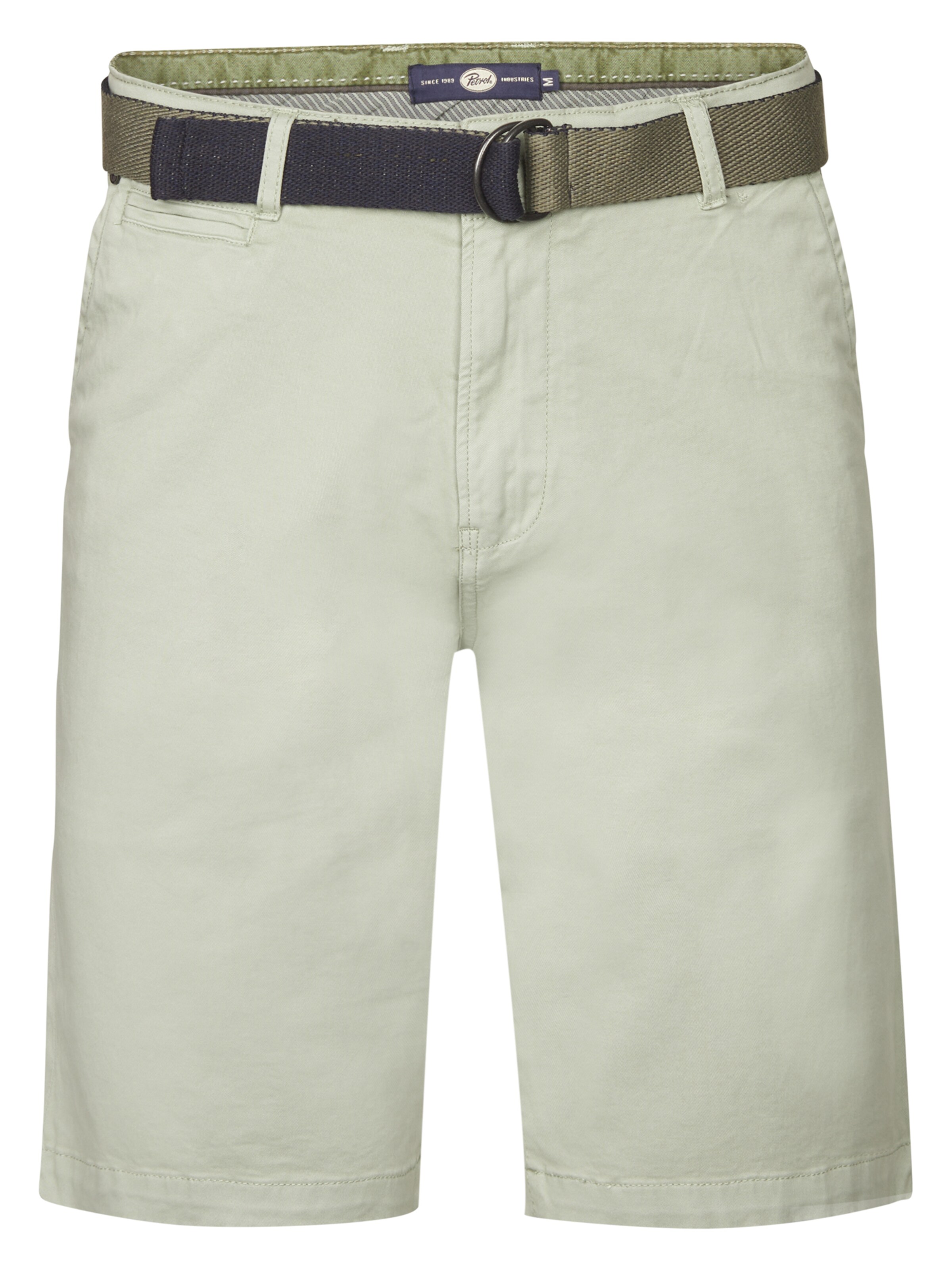 žalia Petrol Industries Standartinis „Chino“ stiliaus kelnės 'Breezeview': priekis