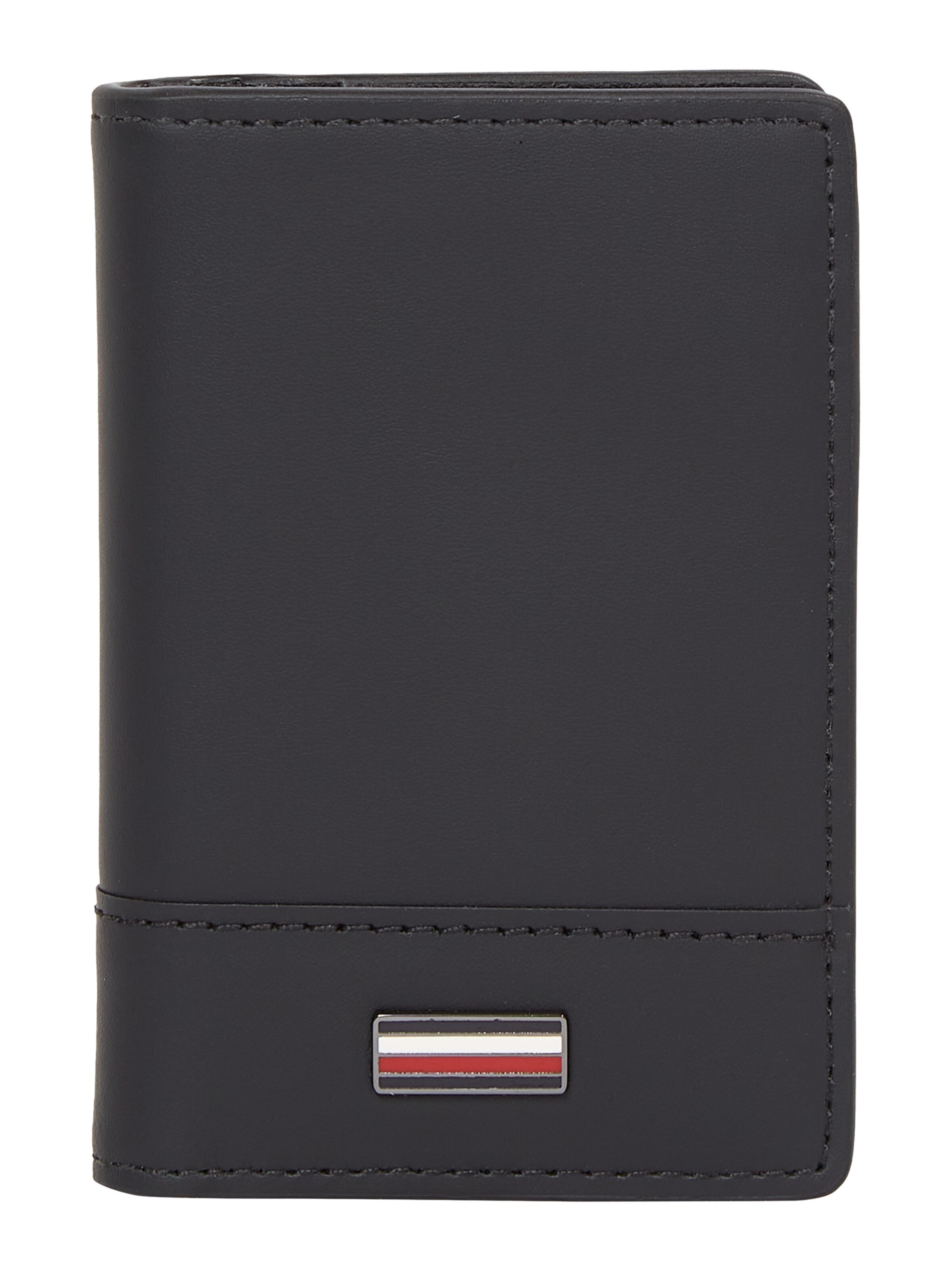 TOMMY HILFIGER Portemonnaie in Schwarz: Vorderseite