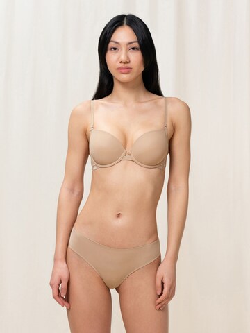 TRIUMPH Push-up Push-up-BH ' Lovely Micro ' in Beige