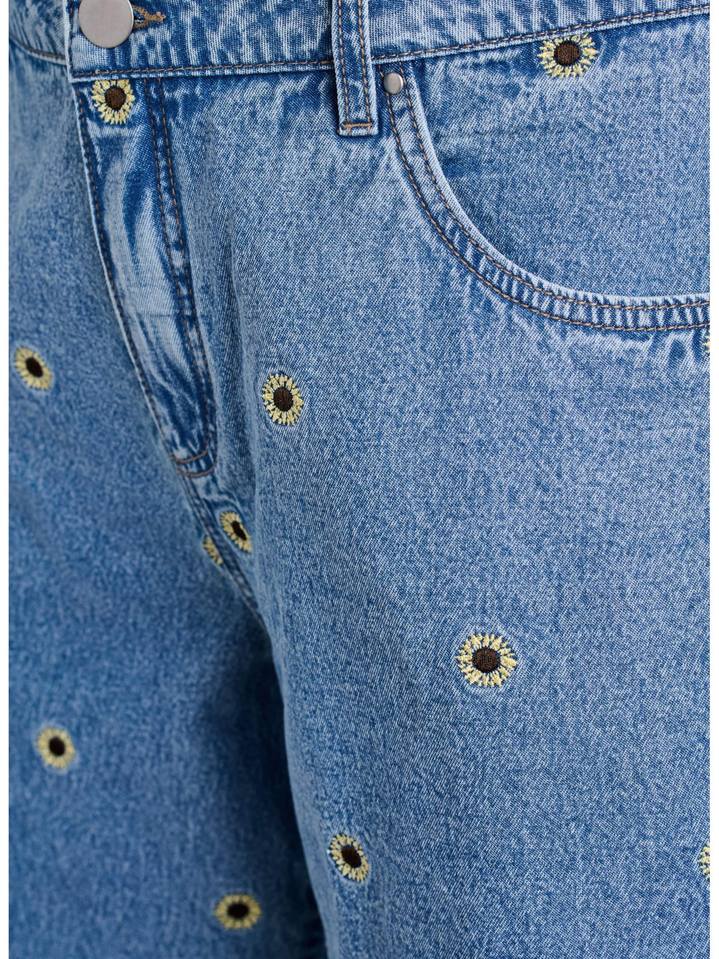 Regular Jeans 'Jeva' de la Zizzi pe albastru