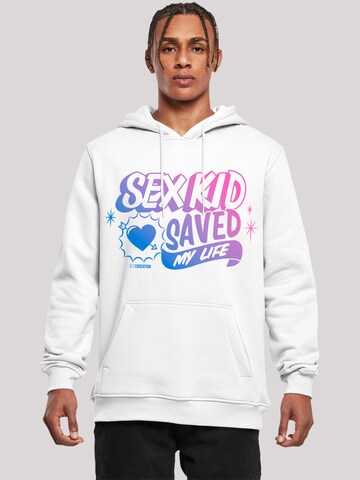 F4NT4STIC Sweatshirt 'Sex Education Netflix TV Series' in White: front
