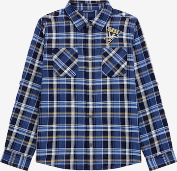 GUESS Regular fit Button Up Shirt in Blue: front