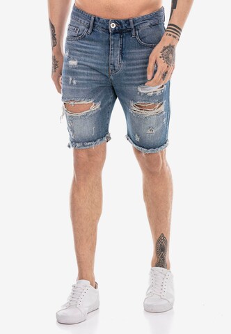 Redbridge Regular Jeans-Shorts 'Hemel Hempstead' in Blau: predná strana