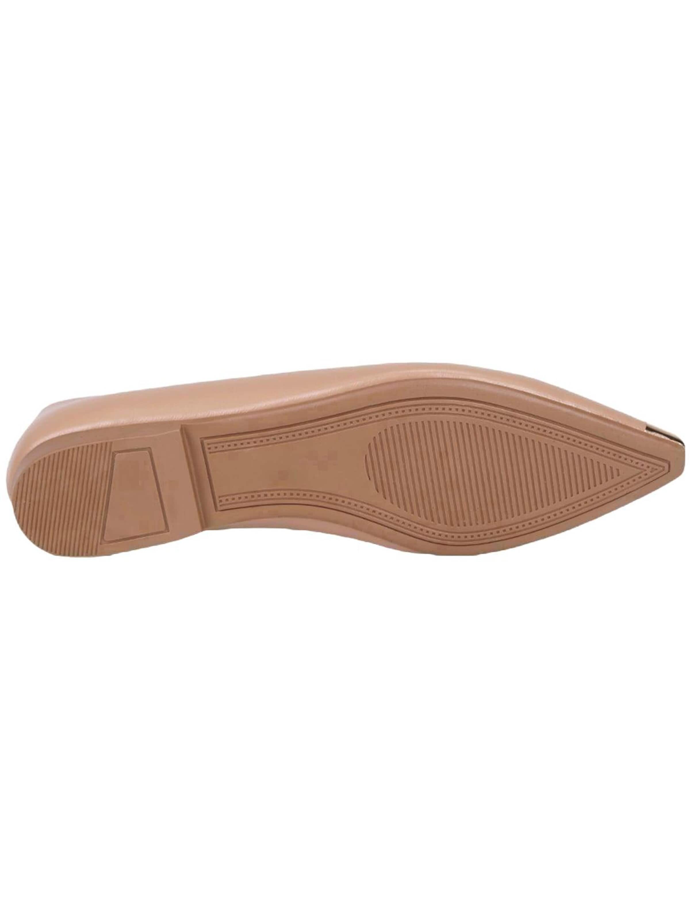Desa - Bailarina 'Spitz zulaufende Ballerinas' en beige