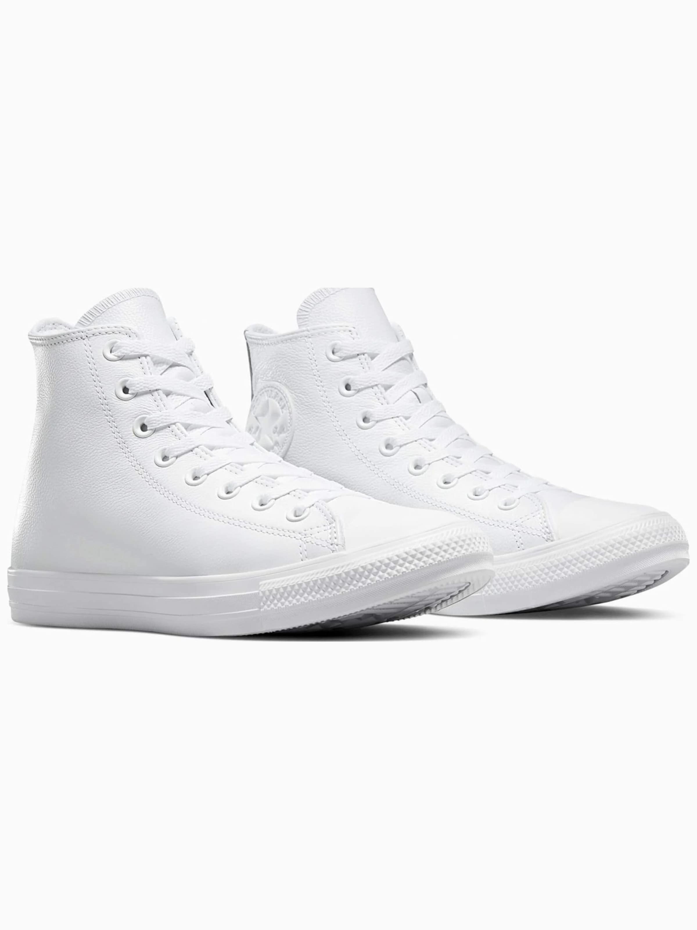 Sneaker alta 'Converse Chuck Taylor All Star Leather' di CONVERSE in bianco