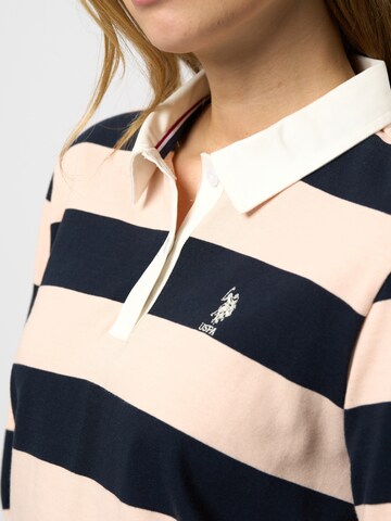 U.S. POLO ASSN. Sweatshirt 'Kamille' in Roze