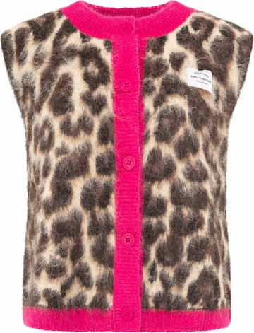 Gilet Zwillingsherz en beige : devant