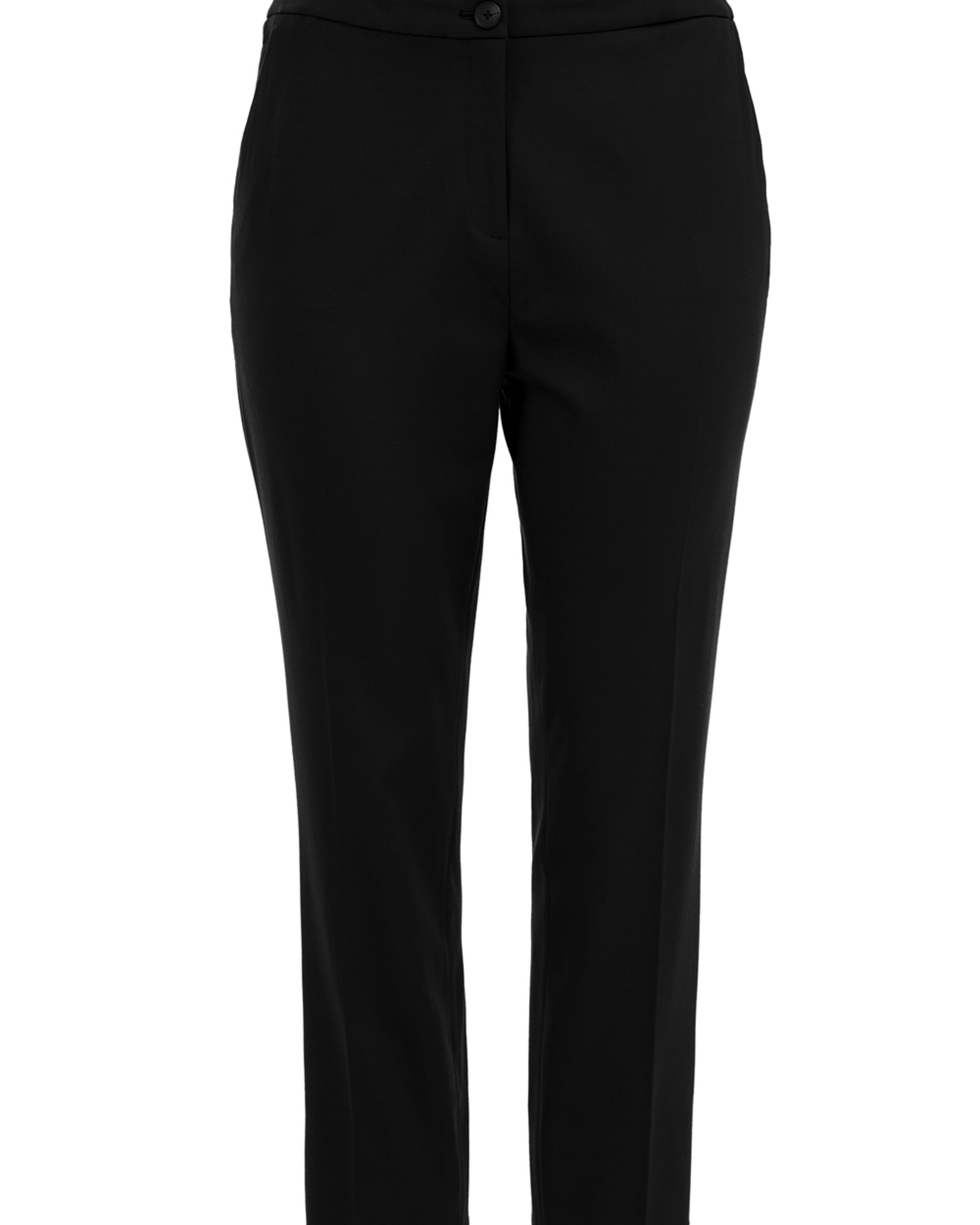 WE Fashion Slimfit Ráncos nadrág - fekete