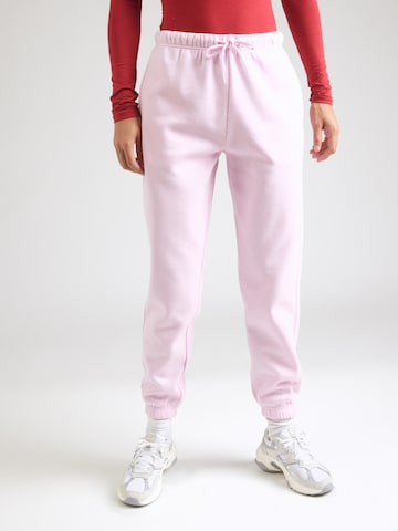 Tapered Pantaloni 'PCChilli' de la PIECES pe roz: față