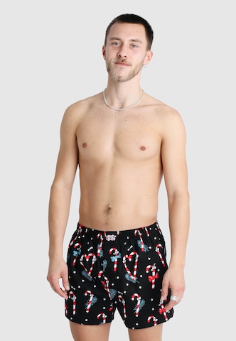 Lousy Livin Boxershorts 'Santa' in Rot: predná strana