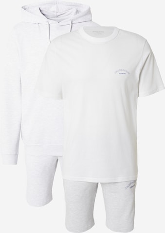 JACK & JONES Jogginganzug 'JJCOLLEGE' in Grau: Vorderseite