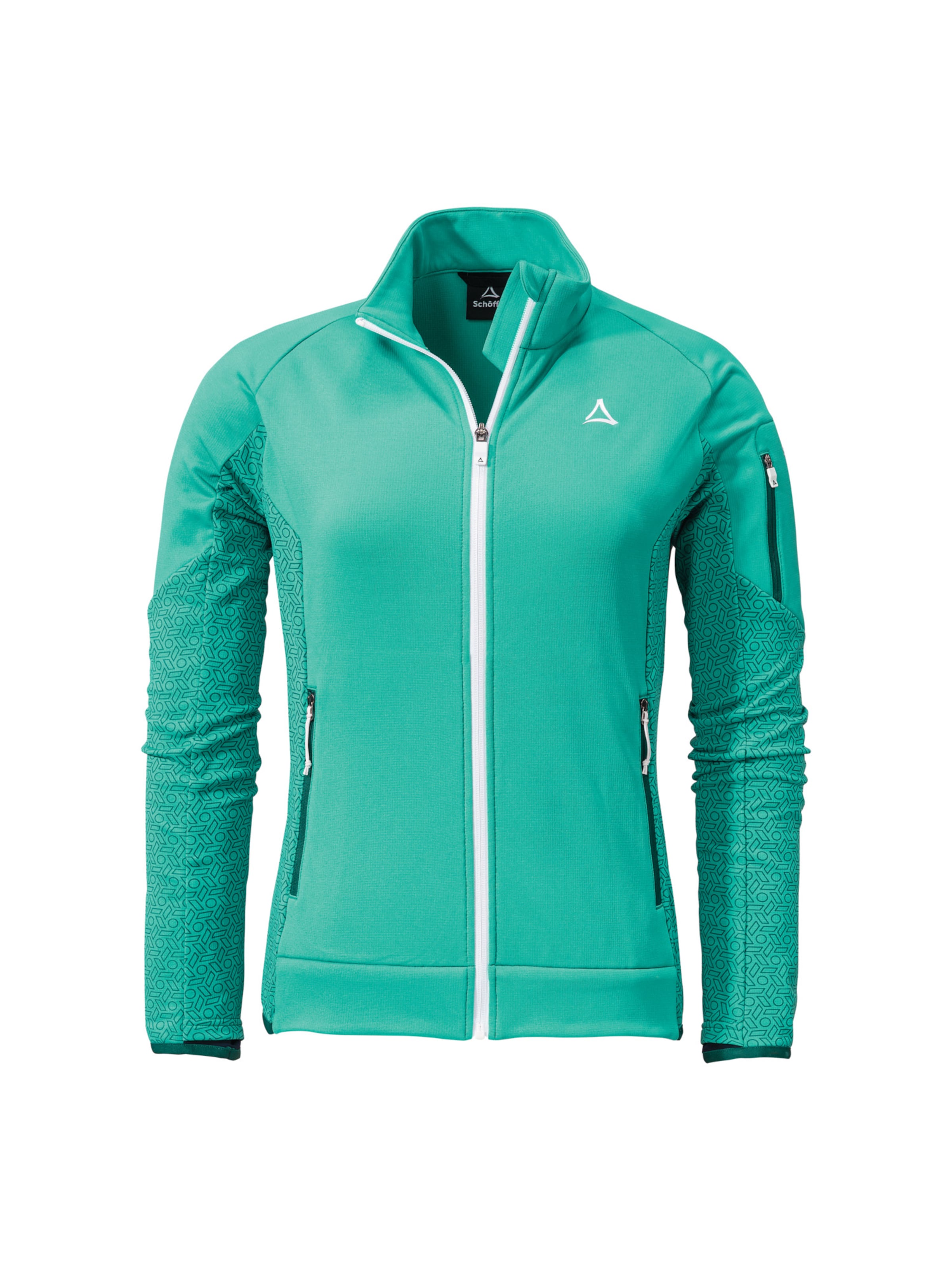 Schöffel Funktionsfleecejacke in Grün: Vorderseite