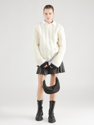 HUGO Sweater 'Scrovela' in White