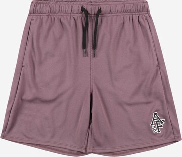 Abercrombie & Fitch Regular Shorts in Lila: predná strana