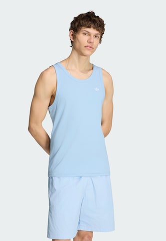 T-Shirt 'Trefoil Essentials' ADIDAS ORIGINALS en bleu : devant