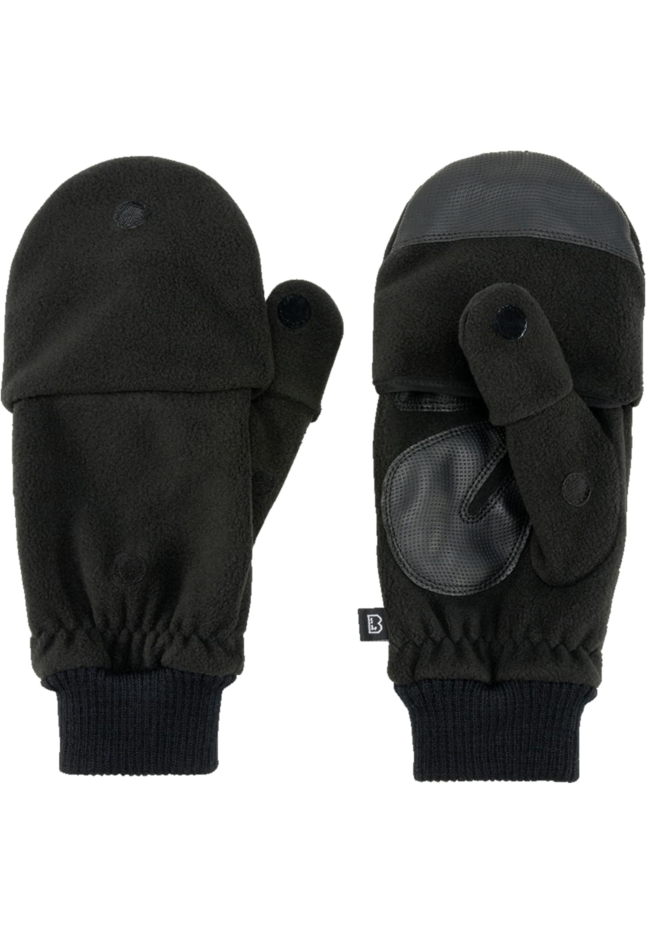 Gants Brandit en noir : devant