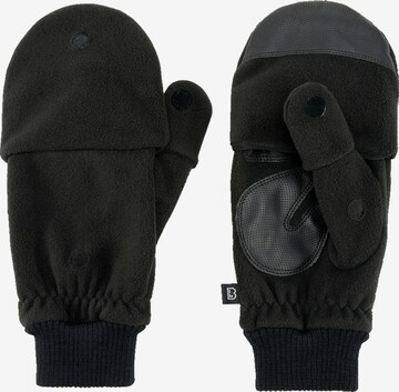 Brandit - Guantes con dedos en negro: frente