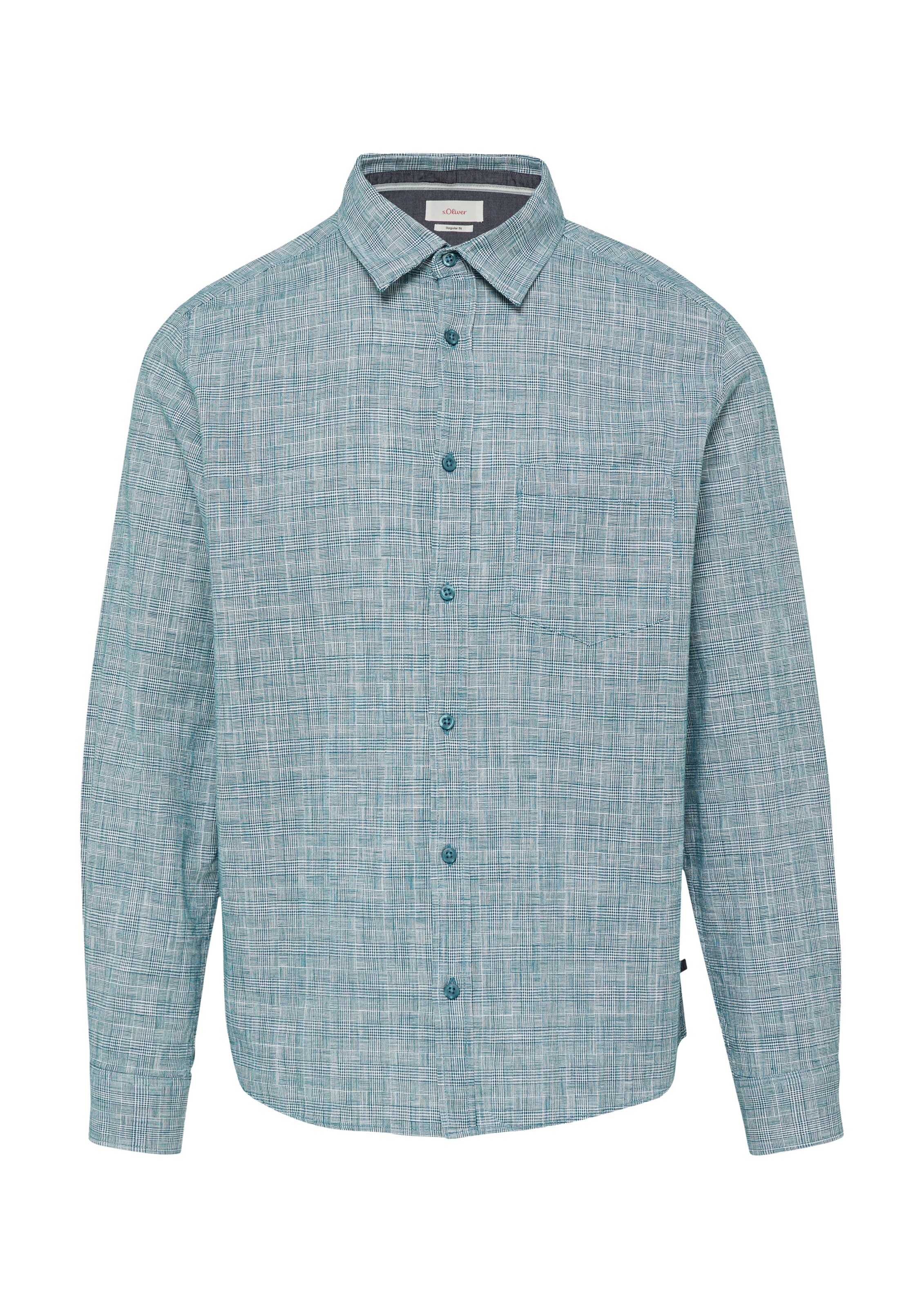 s.Oliver Hemd in Blau: Vorderseite