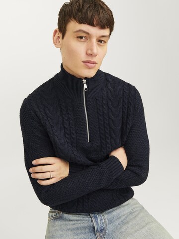 Pull-over 'JJCraig' JACK & JONES en bleu