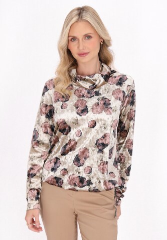 Usha - Blusa en gris: frente