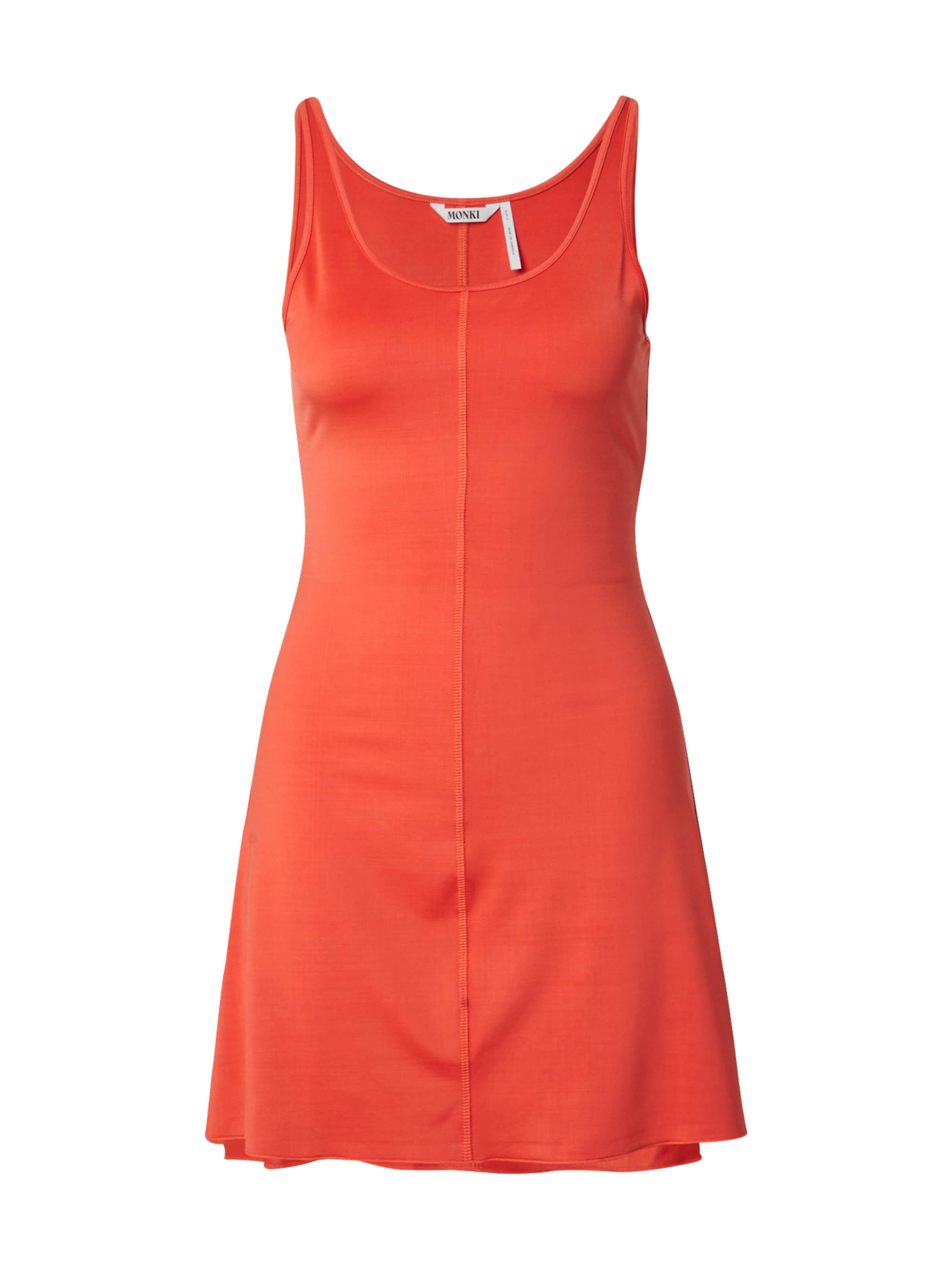 Rochie de la Monki pe roșu: față