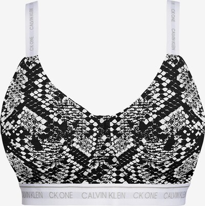 Calvin Klein Underwear Plus BH in schwarz / weiß, Produktansicht