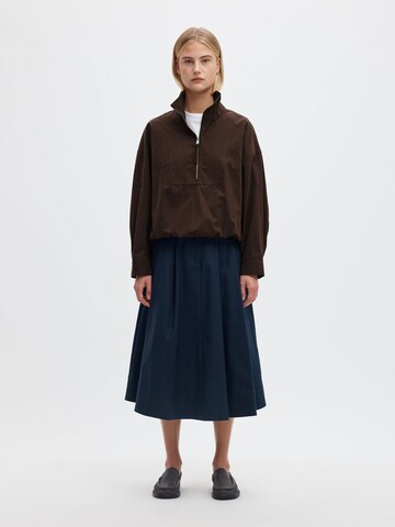 SELECTED Between-season jacket in Brown