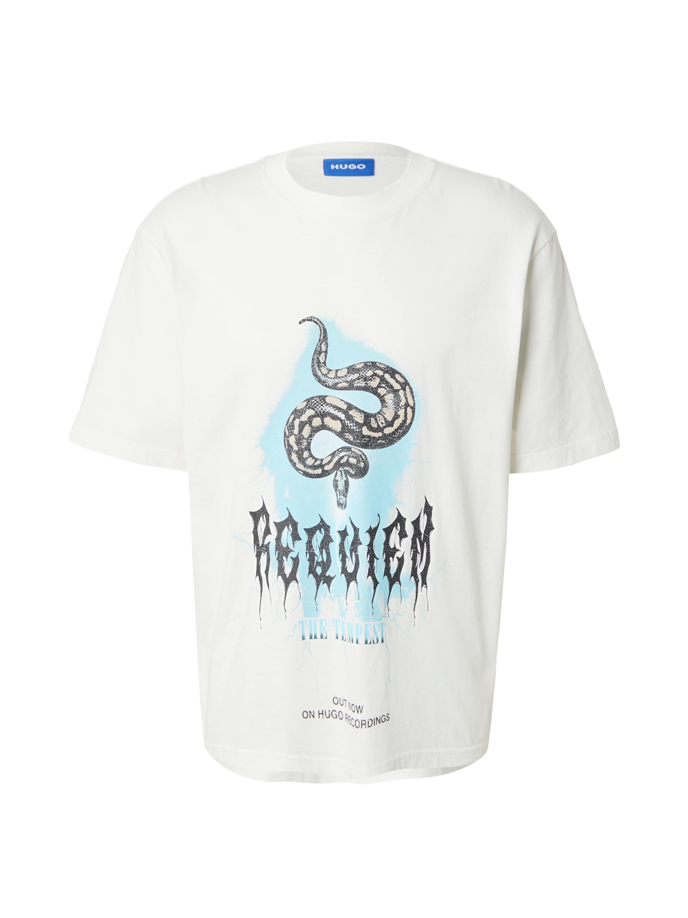 HUGO Shirt 'Noctornix' in White: front