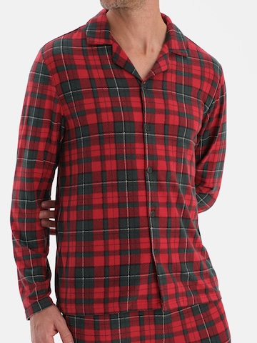 Dagi Pitkä pyjama värissä punainen