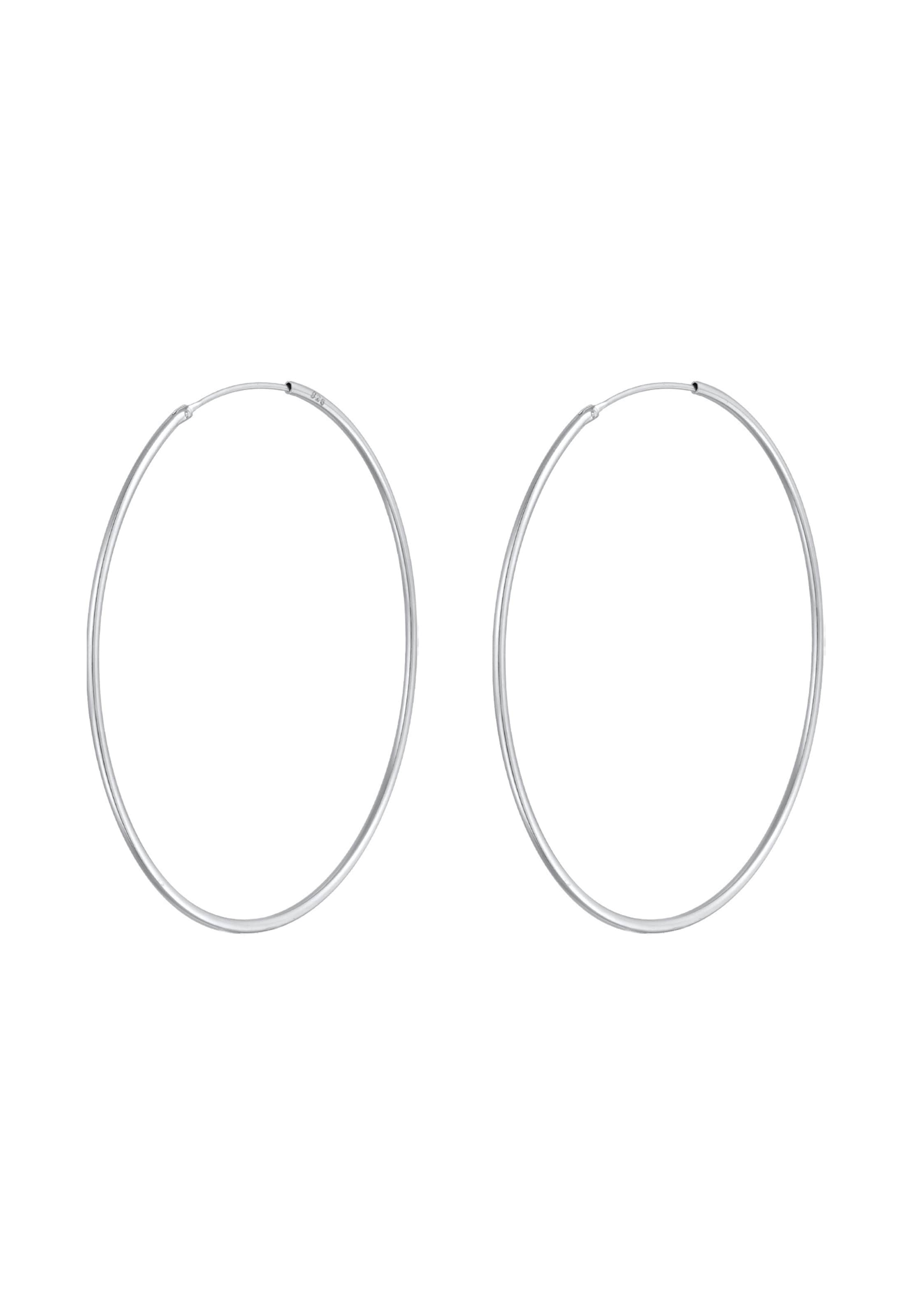 Boucles d'oreilles ELLI en argent : devant