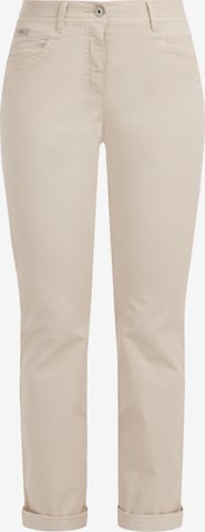 Coupe slim Pantalon 'Colette' Recover Pants en beige : devant