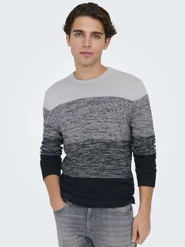 Only & Sons - Jersey en gris
