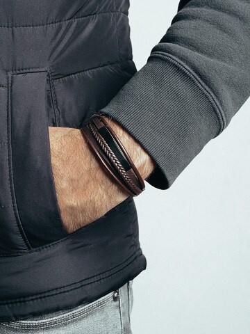 Akitsune Bracelet 'Punisher' in Brown