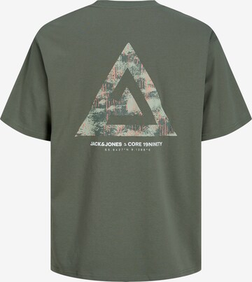 žalia JACK & JONES Marškinėliai 'Triangle'
