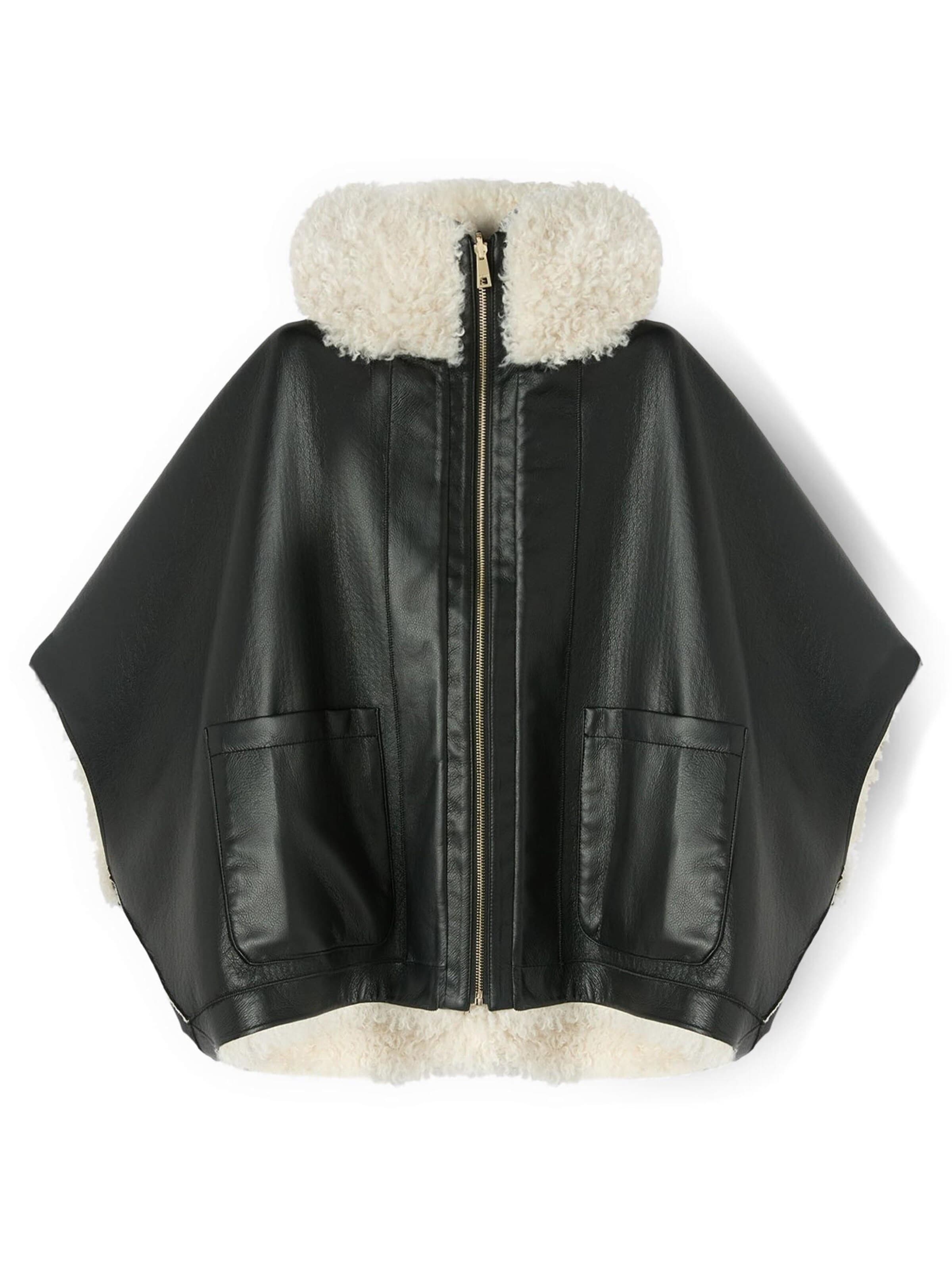 Cappotto invernale di MOTIVI in nero: frontale