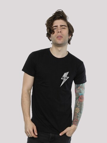 F4NT4STIC Shirt 'ACDC' in Black: front