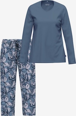 Ammann Pyjama 'Night & Home' in Blau: Vorderseite
