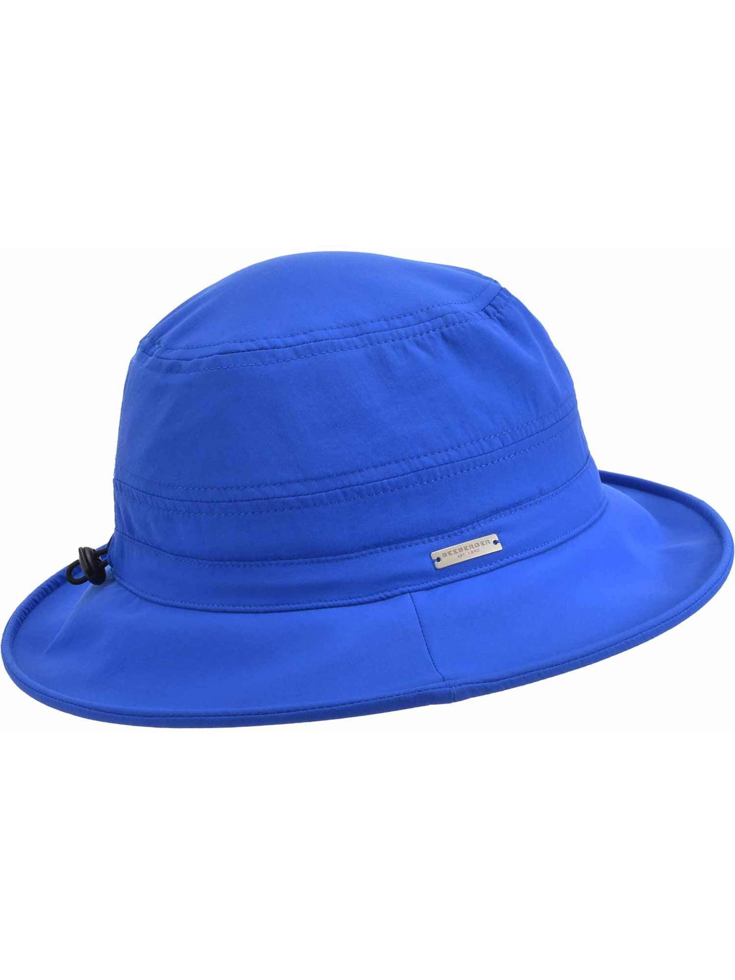 Seeberger Hat 'Hut' in Blue: front