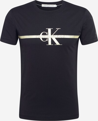 Tricou Calvin Klein Jeans pe auriu / negru, Vizualizare produs
