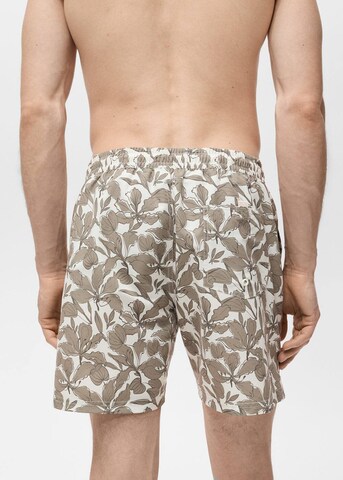 MANGO MAN Board Shorts 'Flor' in Green