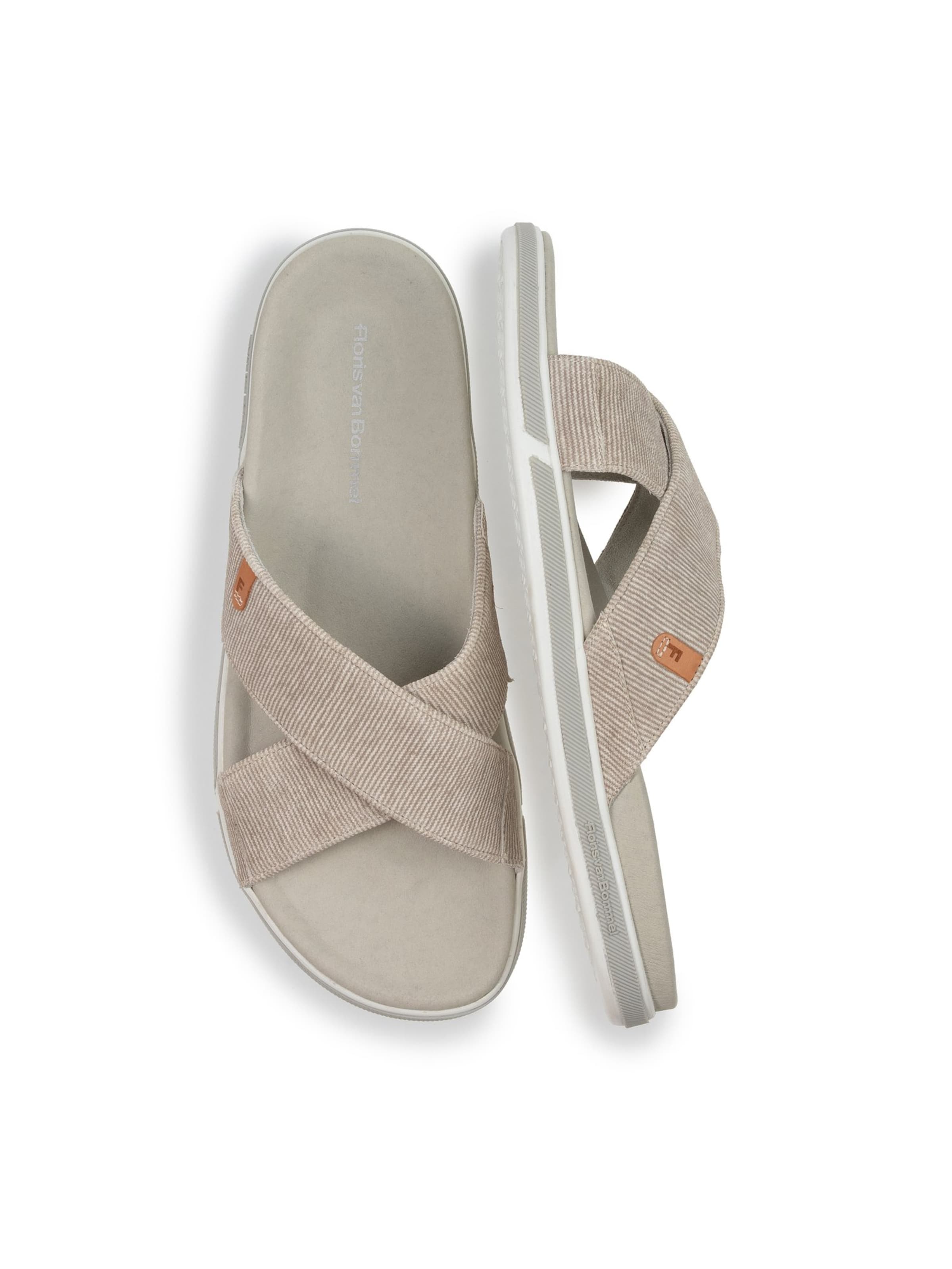 Sandales 'DE SLIPPER 01' Floris van Bommel en marron