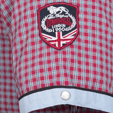 LONSDALE Regular fit Overhemd in Rood