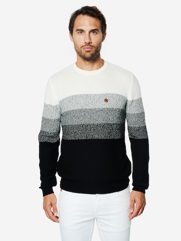 Pull-over KOROSHI en noir : devant